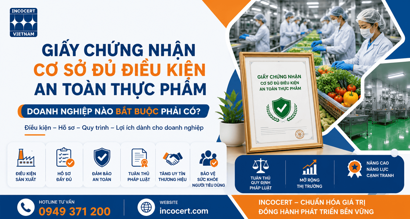 Chứng nhận an toàn thực phẩm